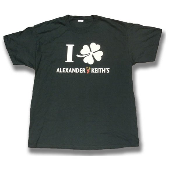 ALEXANDER KEITH'S BEER - CLOVER GREEN T-SHIRT XL - Picture 1 of 1